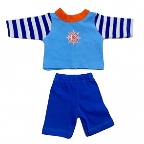 Одежда для куклы 38-43 см - кофточка, брючки Море (Mary Poppins, 219)